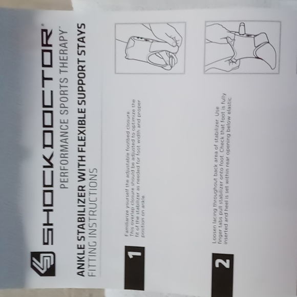 Ankle Brace BNWT Men's SZ XL w Adj Velcro Straps to Tighten Up - Picture 12 of 14